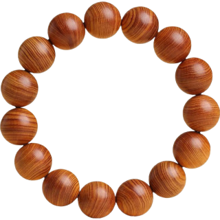 月印百川 崖柏手串 男女款文玩佛珠单圈素串手链 15mm