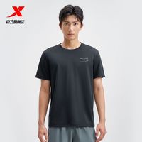  XTEP/特步 轻薄透气 男士短袖针织衫