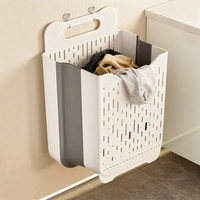 佳帮手 脏衣篓家用脏衣篮卫生间收纳篮可折叠浴室放脏衣服收纳筐 大号8件薄衣