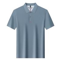 劲霸男装 长绒棉透气翻领Polo衫 黑色 3XL