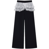  TEENIE WEENIE 蕾丝拼接 女士休闲裤
