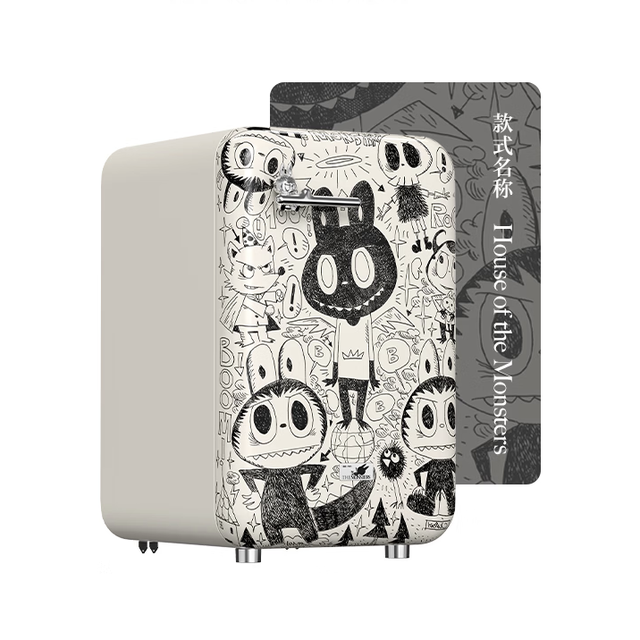 泡泡玛特 生活家系列 BC-121PBX001 直冷单门冰箱 121L