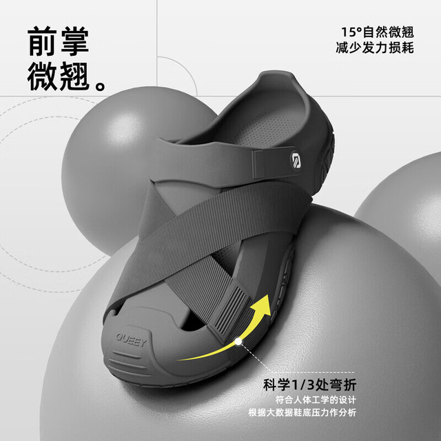 QUEEY男女EVA外穿防滑防臭洞洞鞋