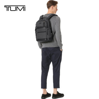 TUMI FREMONT系列【精细收纳】男士差旅通勤双肩包 02223681CHRO 炭黑色