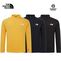 百亿补贴：北面 SUMMIT SERIES DotKnit 双针织半拉链钻石绒长袖T恤 NT7LR98