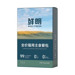鲜朗 无谷 猫用主食餐包 1盒