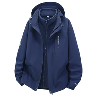 pierre cardin/皮尔·卡丹 防风保暖 男女同款运动外套 可拆内胆
