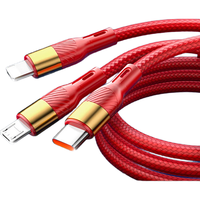  GLTSWS 200W快充 数据线 红色1.2米