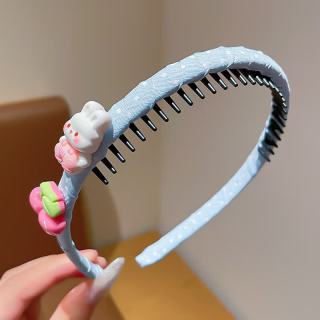 歌米诺 小兔子发箍女儿童可爱发饰春夏女孩发卡头饰公主带齿防滑压发头箍