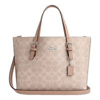 COACH/蔻驰 品牌直供 女士斜挎包 拿铁色CV965SVPWH