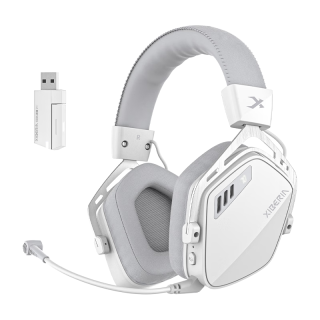 西伯利亚 K03S 7.1版 2.4G低延迟 冰川白 三模游戏耳机