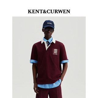 KENT&CURWEN/肯迪文 刺绣 男士POLO衫 M 灰色C2
