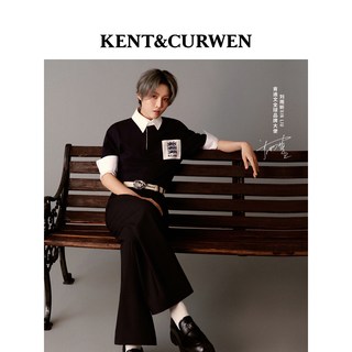  KENT&CURWEN/肯迪文 刺绣 男士POLO衫 M 灰色C2