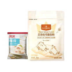 1号会员店 云朵吐司面包粉1kg+展艺椰蓉50g