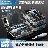 HYUNDAI XD-LSP-BCP-E10034 棘轮螺丝刀套装 43件套