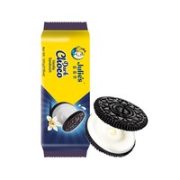 茱蒂丝 马来进口julies茱蒂丝巧克力香草味夹心饼干101g休闲零食