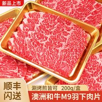 宅鲜汇 ZaiXianHui 宅鲜汇 澳洲和牛羽下肉片 200g*3盒共600g