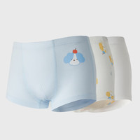 丽婴房 儿童A类抗菌内裤*3条装