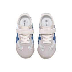 ABCKIDS 透气 儿童运动鞋 米灰蓝红 29 内长约18.3cm/脚长17.1-17.6cm