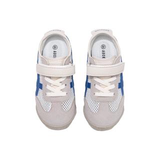 ABCKIDS 透气 儿童运动鞋 米灰蓝红 32 内长约20.1cm/脚长19.1-19.6cm