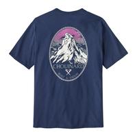  Patagonia/巴塔哥尼亚 风景印花 男士圆领短袖T恤