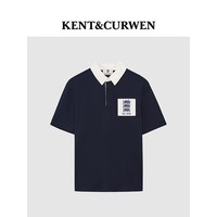  KENT&CURWEN/肯迪文 三狮徽章刺绣 男士POLO衫 XL 藏青色96