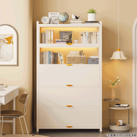 移动端、京东百亿补贴：福凯祥 钢制书架 600*320*1145 三门四层