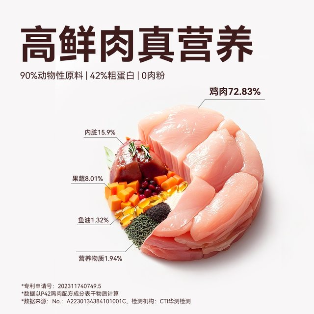 纯刻 低温烘焙猫粮试吃体验装 50g*3包
