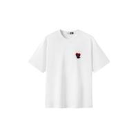  Semir/森马 吸湿速干 男士短袖T恤 2XL 白色调00311
