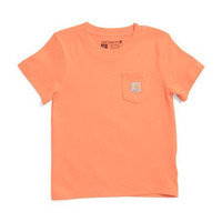 carhartt 男童短袖口袋T恤