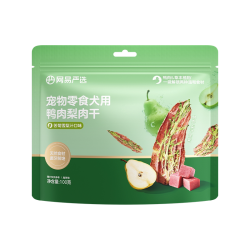 网易严选 宠物狗零食犬用鸭肉梨肉干训练奖励磨牙大小型犬