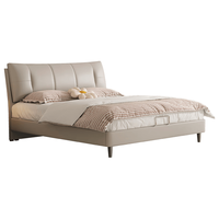  Sleemon/喜临门 乳胶独袋黄麻 床垫+头层牛皮双人床