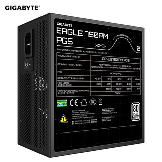  GIGABYTE/技嘉 EG750PM PG5 全模组 电源