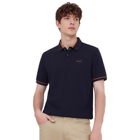 DKNY/唐可娜儿 天然蚕丝亚麻 男士polo衫