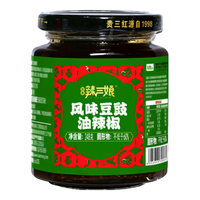 贵三红 下饭神器！风味豆豉油辣椒 248g 拌面拌饭一勺入魂