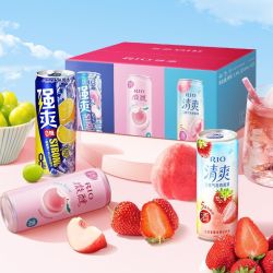 锐澳 礼盒装送礼RIO锐澳微醺清爽强爽全家福礼盒330ml*12罐鸡尾酒