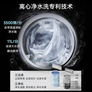 松下 XQG100-VA198 纳诺怡光动银除菌 10KG洗烘一体机
