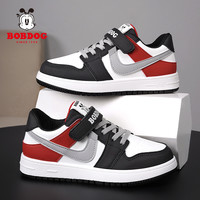 巴布豆 儿童板鞋男童女童鞋子2026春季皮面防水小学生休闲运动鞋潮