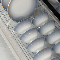 洛威 釉下彩骨瓷餐具套装 轻奢款 乔迁送礼