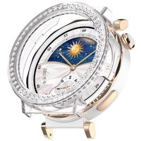 适用于华为手表gt6/gt5pro/gt4保护壳镶钻镂空保护套watch41表壳