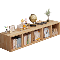  锦需 实木收纳 书架 防撞角套 二层10格 150x40x75cm送防撞角套