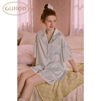 GUKOO/果壳 冰丝 女士睡衣套装
