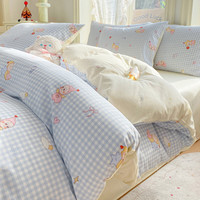 AIDLI 100%棉床上用品纯棉四件套 星星宝贝（被套200*230cm）