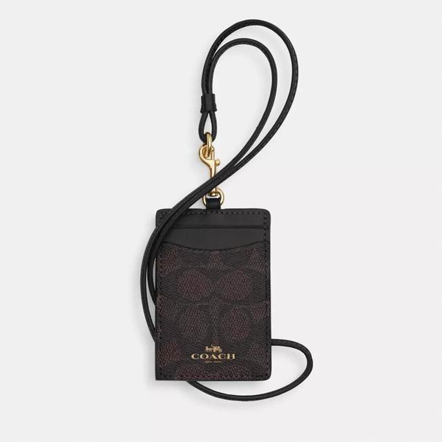 COACH 女士卡包 Id Lanyard In Signature Canvas