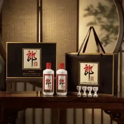 郎酒 普郎 53度 酱香型白酒 500ml*2瓶 礼盒