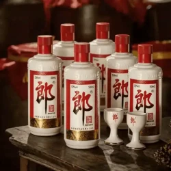 郎酒 郎牌郎酒 普郎 酱香型白酒 53度 500ml*6瓶(分装)