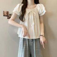  CKRYZ 宽松露肩 女士衬衫