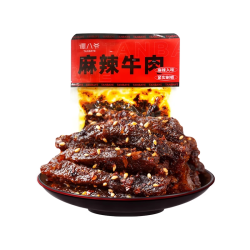 谭八爷 麻辣牛肉干 50g 6袋
