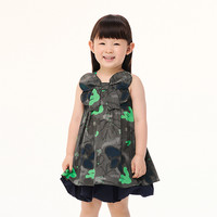 江南布衣 婴童连衣裙A类立体蝴蝶结周岁礼服夏女童婴儿jnbybyjnby