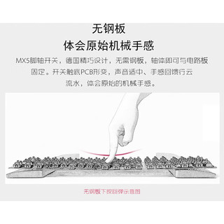  CHERRY/樱桃 G80-3000/3494 无钢板结构 机械键盘